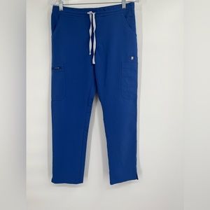 Figs Women’s Scrub Pants Blue Straight‎ Leg Stretch Sz S/P